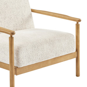 Arnold Chenille Accent Arm Chair, Concord Cream