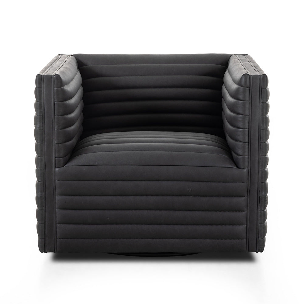 Padma Swivel Chair - Eucapel Black
