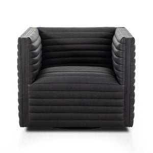 Padma Swivel Chair - Eucapel Black