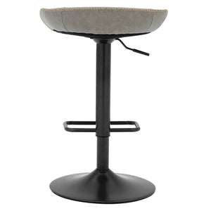 Rogue Gaslift Bar Stool In Vintage Mist Gray (Set of 2)