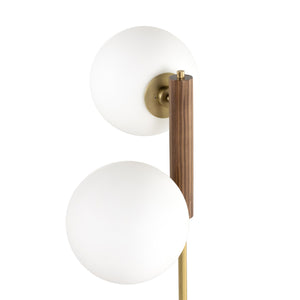 Colome Floor Lamp In Natural Walnut