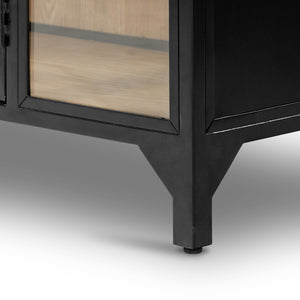 Belmont Cabinet Oak In Black