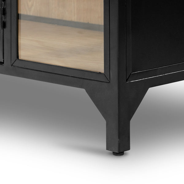 Belmont Cabinet Oak In Black