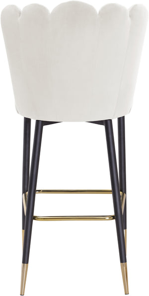Anita Stool In Cream Velvet
