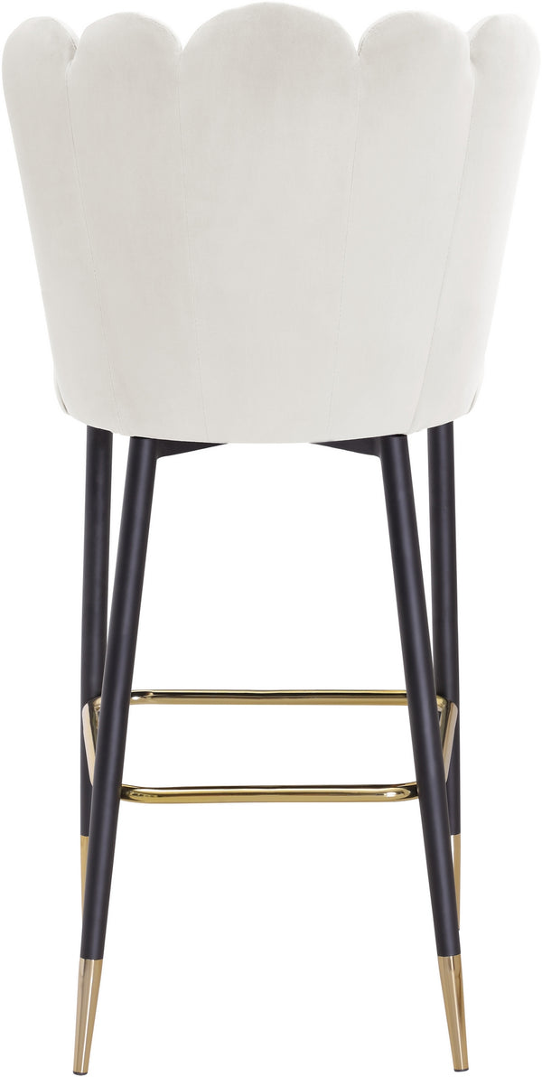 Anita Stool In Cream Velvet