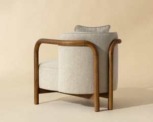 BEATRICE LOUNGE CHAIR - DOVE CREAM