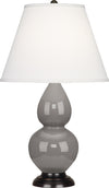 Smokey Taupe Small Double Gourd Accent Lamp