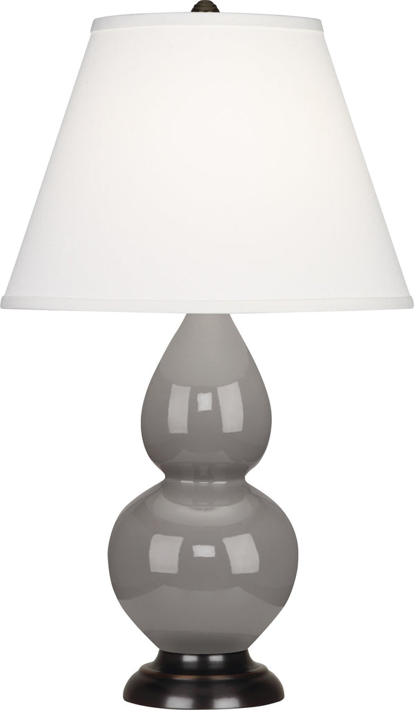 Smokey Taupe Small Double Gourd Accent Lamp