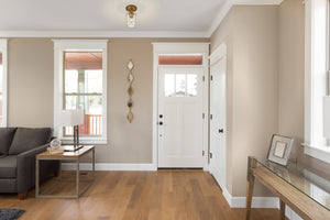 Joliet 1 Light Flush Mount in Olde Brass Finish