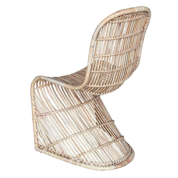 Groovy Rattan Chair In Natural