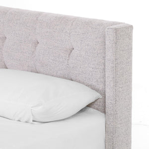 Newhall Queen Bed In Plushtone Linen