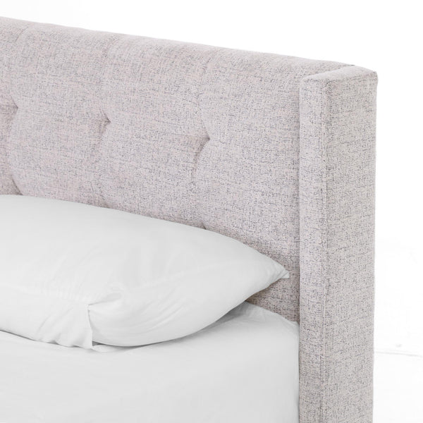 Newhall Queen Bed In Plushtone Linen