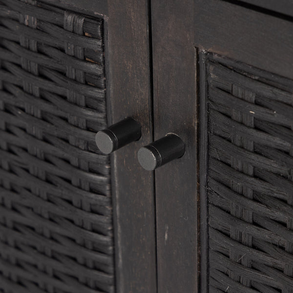 Veta Sideboard In Black Cane