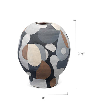 Pablo Ceramic Decorative Vase, Short