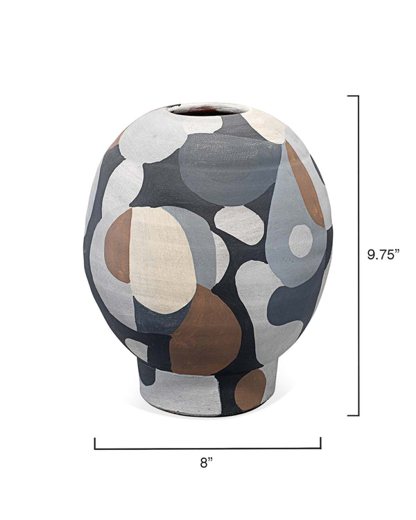 Pablo Ceramic Decorative Vase, Short