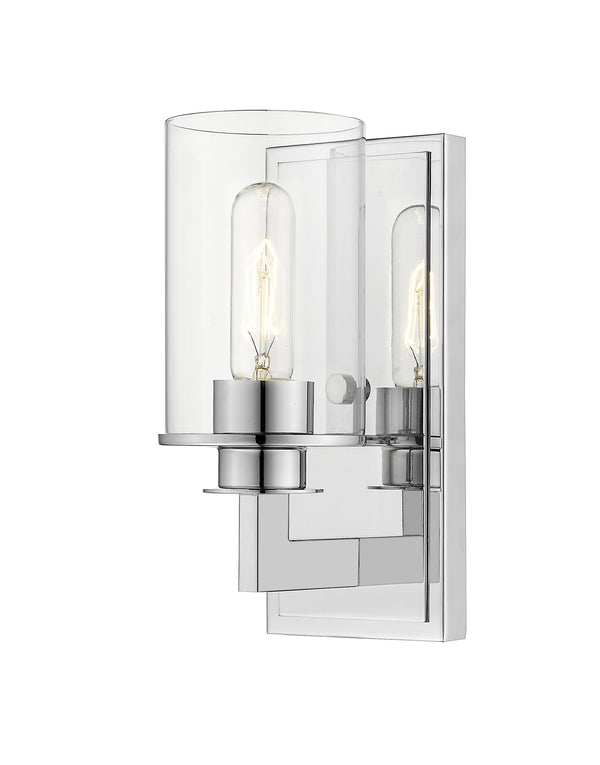 Savannah 1 Light Wall Sconce in Chrome Finish