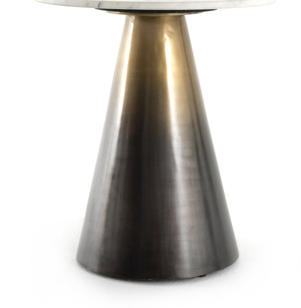 Armon End Table In Ombre Antique Brass