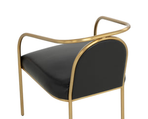 CICERO DINING ARMCHAIR - CANTINA BLACK