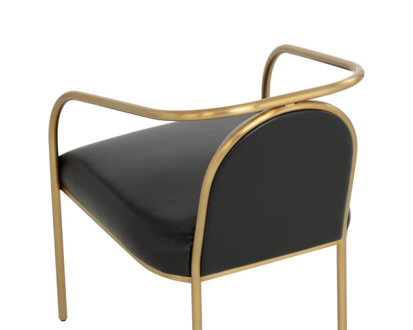 CICERO DINING ARMCHAIR - CANTINA BLACK