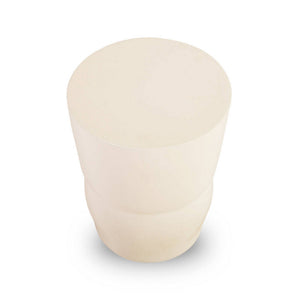 Carved Stool, Gel Coat White