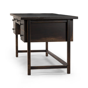 Reign Desk - Distressed Walnut