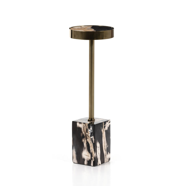 Bevin End Table - Dark Petrified Wood