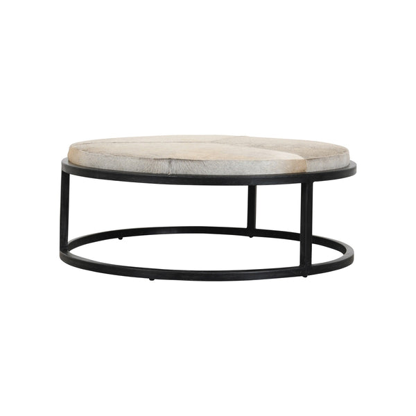 Hayword Hide-Covered Nesting Coffee Tables – Set of 2