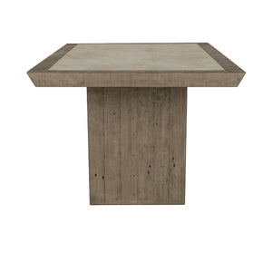Efron Solid Wood Dining Table 84" - Distressed Gray/Antique White