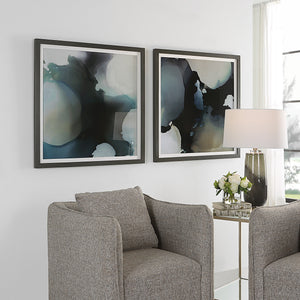 Telescopic Abstract Framed Prints, Set/2