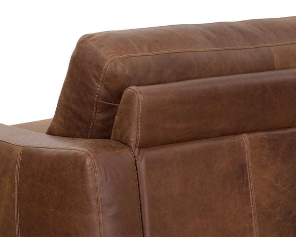 RAFAEL SOFA - LUCIA TOBACCO LEATHER