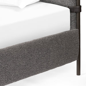 Anderson Bed In Knoll Charcoal In King