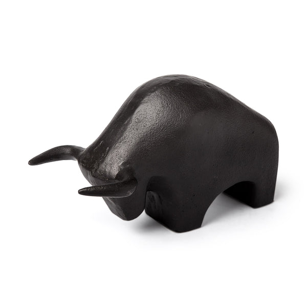 Tauro II 9L x 4W Black Cast Aluminum Raging Bull