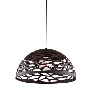 1Lt Pendant, Matte Black Finish 