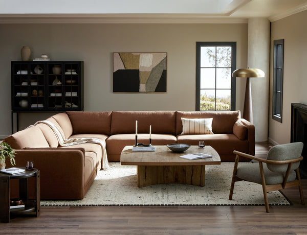 Griffin Floor Lamp in Russet Mango