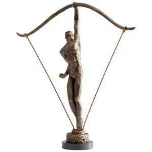 Bowman Sculpture In Natural Iron