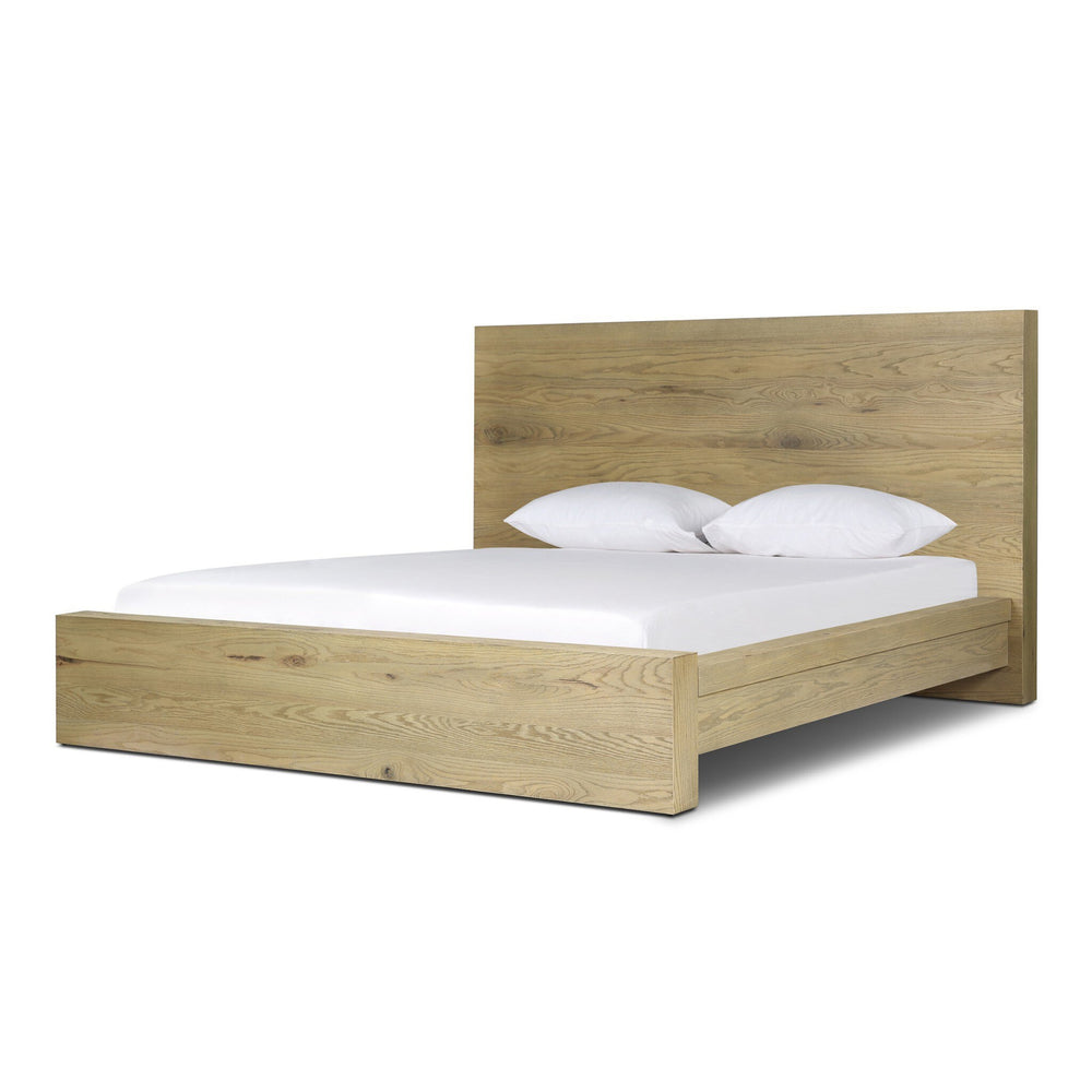 Torrington King Bed - Sandy Oak Resawn