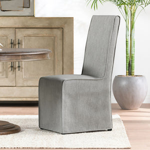 Jordan Upholstered Dining Chair Set of 2 with Slipcovers