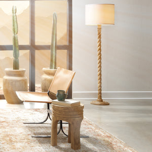 Mesa Natural Wood Side Table