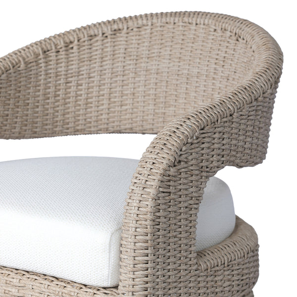 Hawkins Outdoor Dining Chair in Vintage White