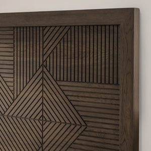 Santa Clara Solid Wood Bed - King in Toasted Brown
