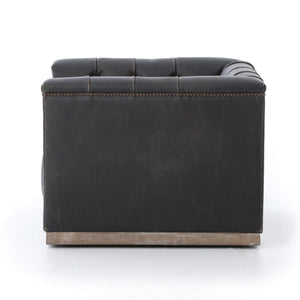 MAXX SWIVEL CHAIR-DESTROYED BLACK