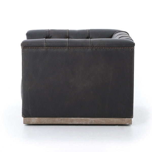 MAXX SWIVEL CHAIR-DESTROYED BLACK