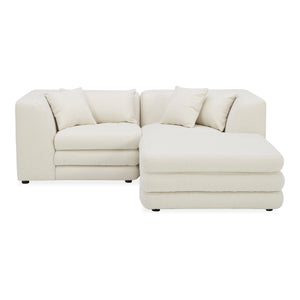 Moe's Lowtide Nook Modular Sectional in Warm White
