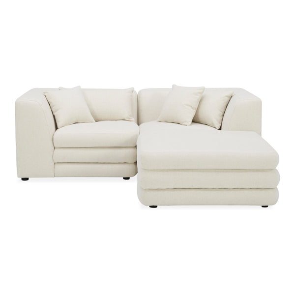 Moe's Lowtide Nook Modular Sectional in Warm White