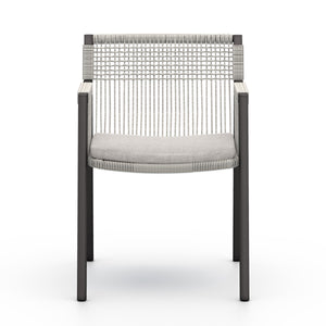 Shuman Outdoor Dining Chair In Stone Grey