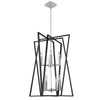 Middleton AC11388 Chandelier in Matte Black & Polished Chrome