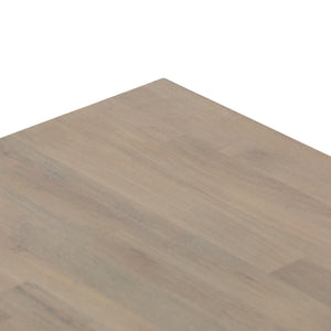 Clarita Dining Table In White Wash Mango
