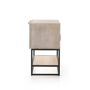 Kelby Small Media Console In Light Wash