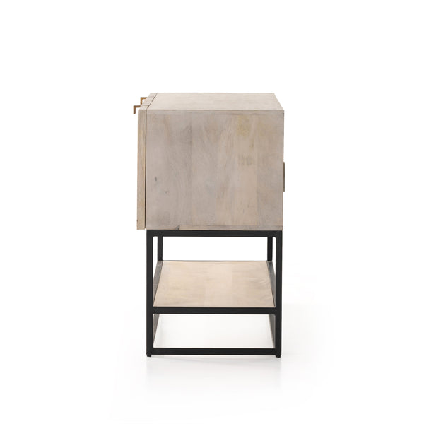 Kelby Small Media Console In Light Wash