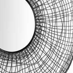 Silk Noir Mirror in Graphite